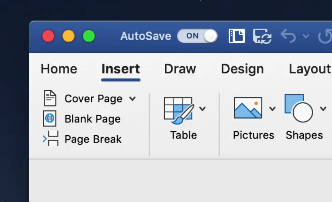 night mode for microsoft word for mac