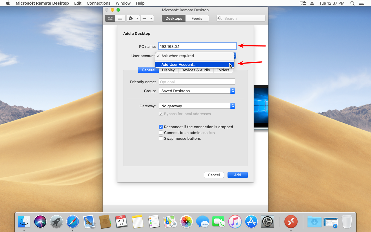 microsoft remore desktop for mac
